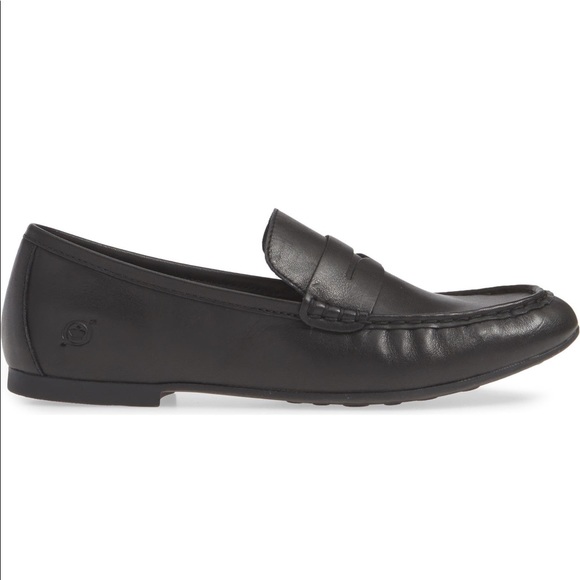 NWT Born Barnstable Black Leather Loafers Shoes 7.5M PRICE REDUCED - Picture 5 of 12
